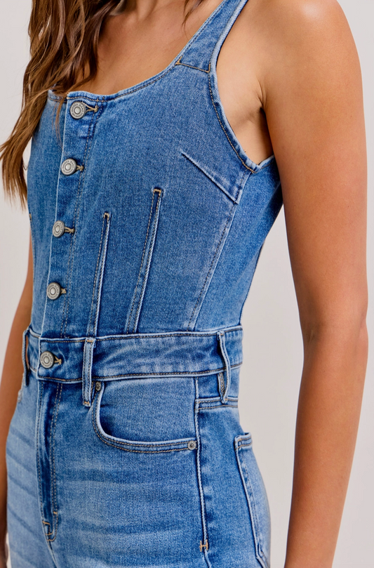 Blue Jean Baby Denim Jumpsuit