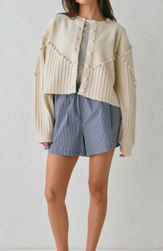 Pom Pom Cardigan