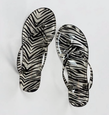Jolie Zebra Jelly Thong