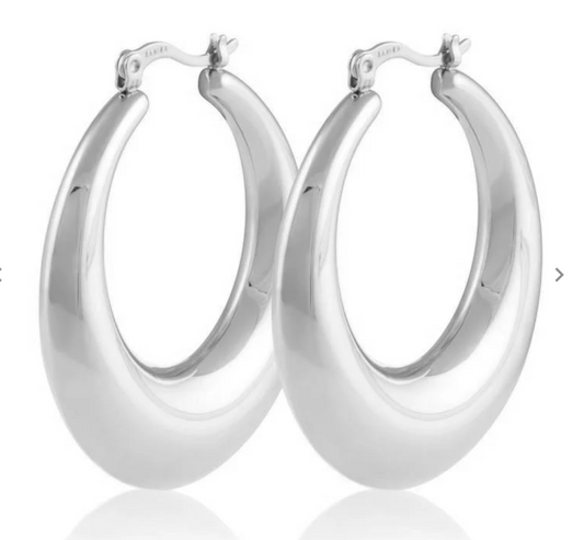 Sahira Maddie Silver Hoops