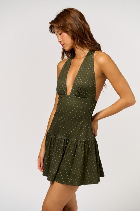 Extra Olives Halter Mini