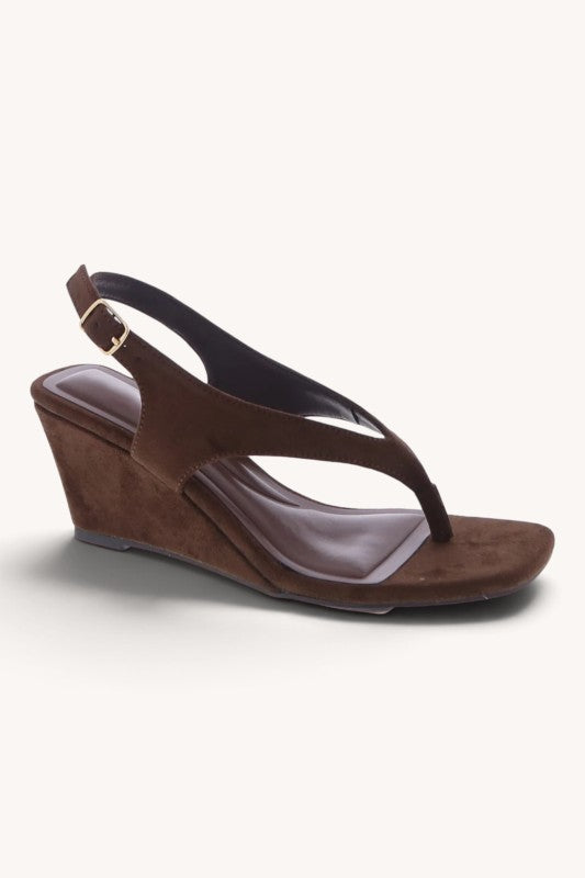 Cora Suede Wedges