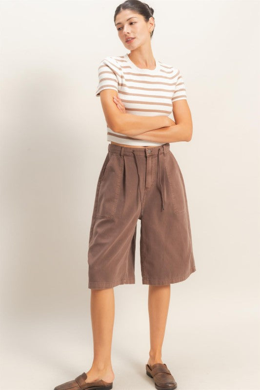 Bryce Tie Bermuda Shorts