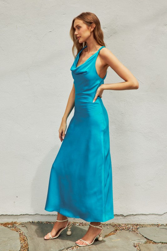 Maldives Satin Midi