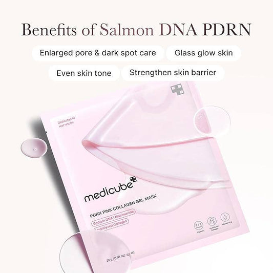 MEDICUBE Salmon Pink Collagen Jelly Gel Overnight Mask
