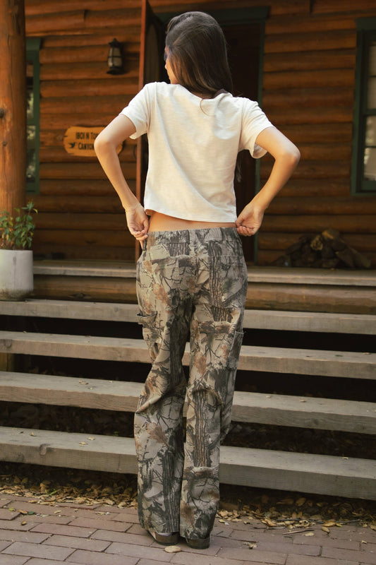 Georgia Low Rise Camo Carpenter Pants