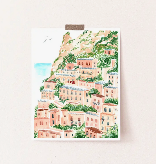 Italian Shore - 11x14 Print by Sabina Fenn